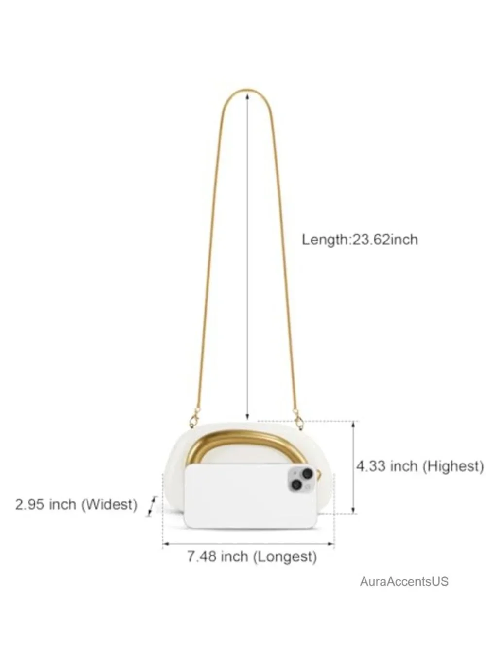PU Leather/Marble Acrylic Clutch Purse for Women Formal Evening Bag with Chain